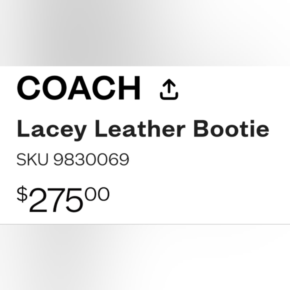 Coach leather platform boots - Picture 3 of 13
